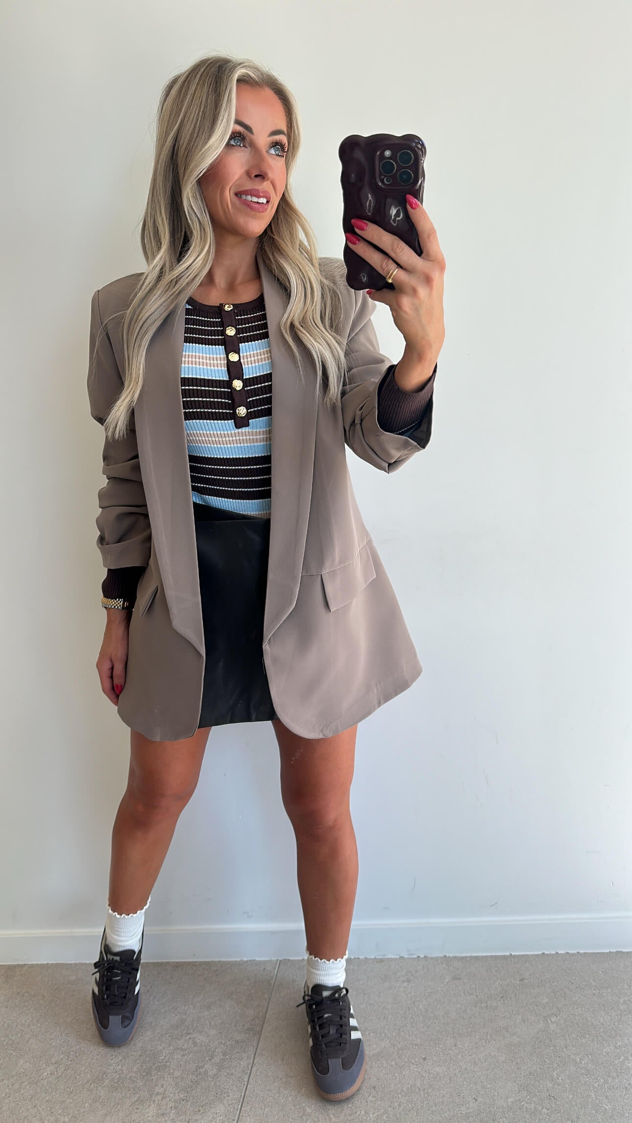 BILLIE Blazer - taupe