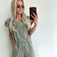 PIXIE Playsuit - khaki