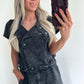 PIXIE Playsuit - washed black