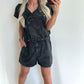 PIXIE Playsuit - washed black