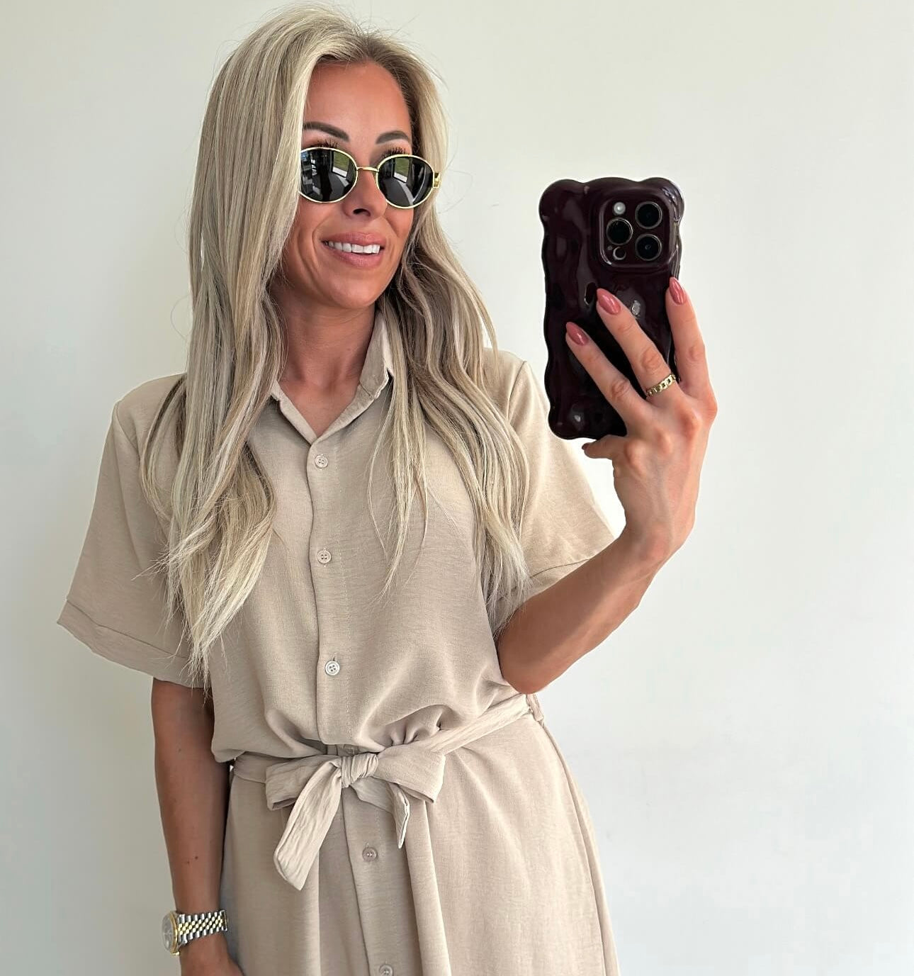 SUMMER SOPHIE Dress Short - beige