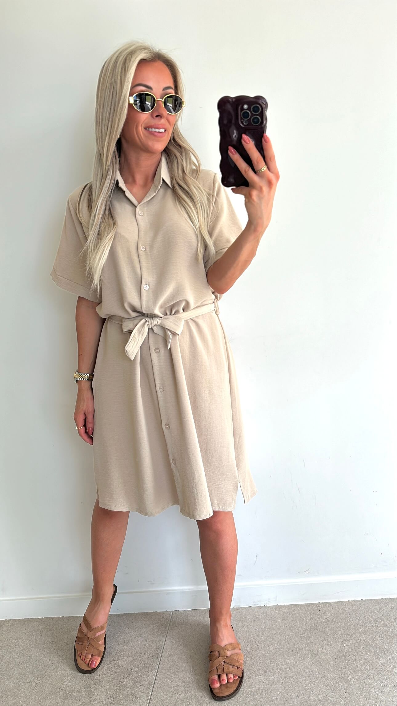 SUMMER SOPHIE Dress Short - beige