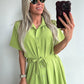SUMMER SOPHIE Dress Long - lime