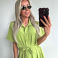 SUMMER SOPHIE Dress Long - lime