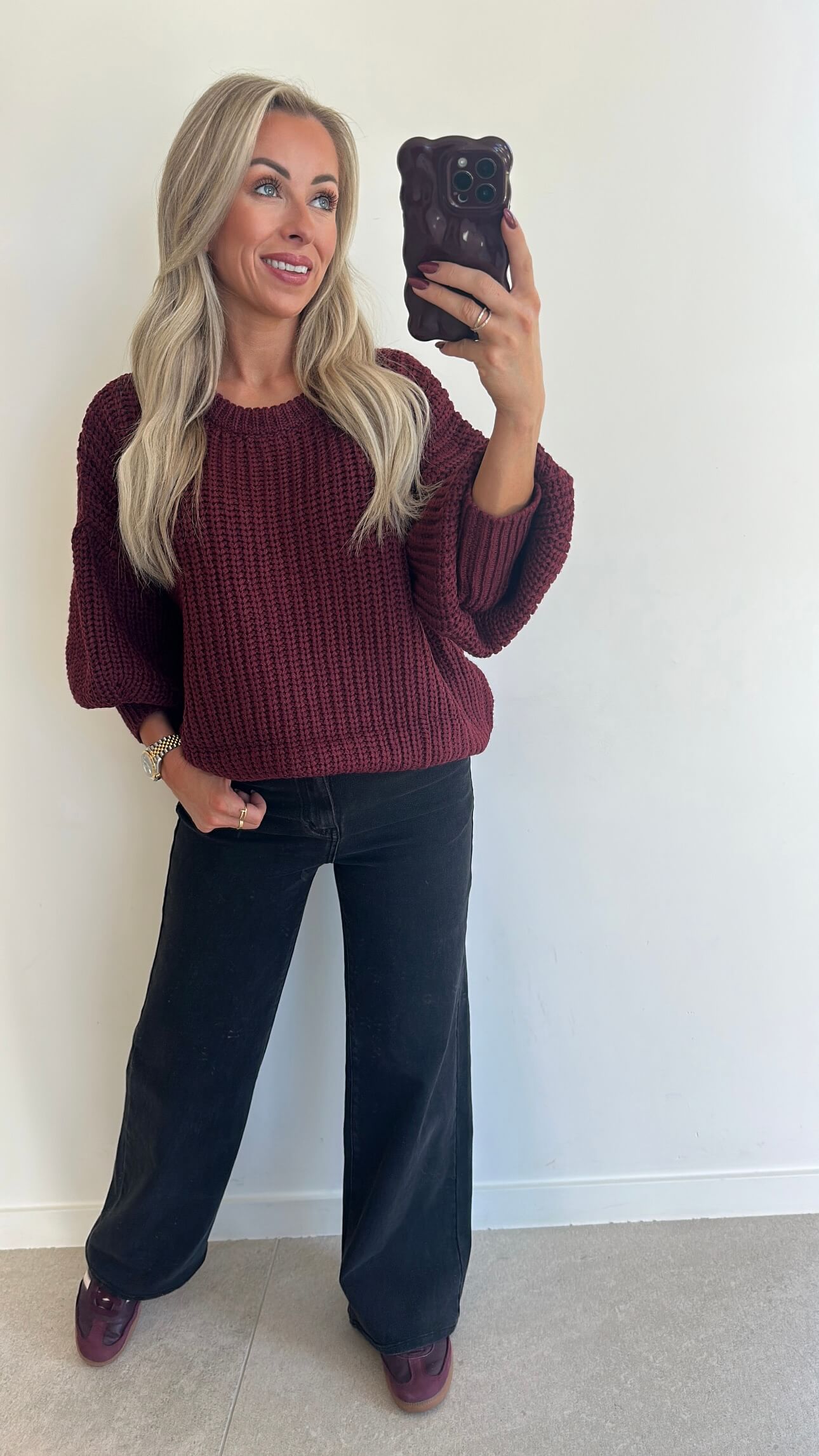 PIPPA Pull - bordeaux