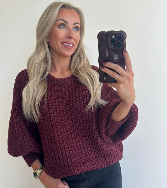 PIPPA Pull - bordeaux