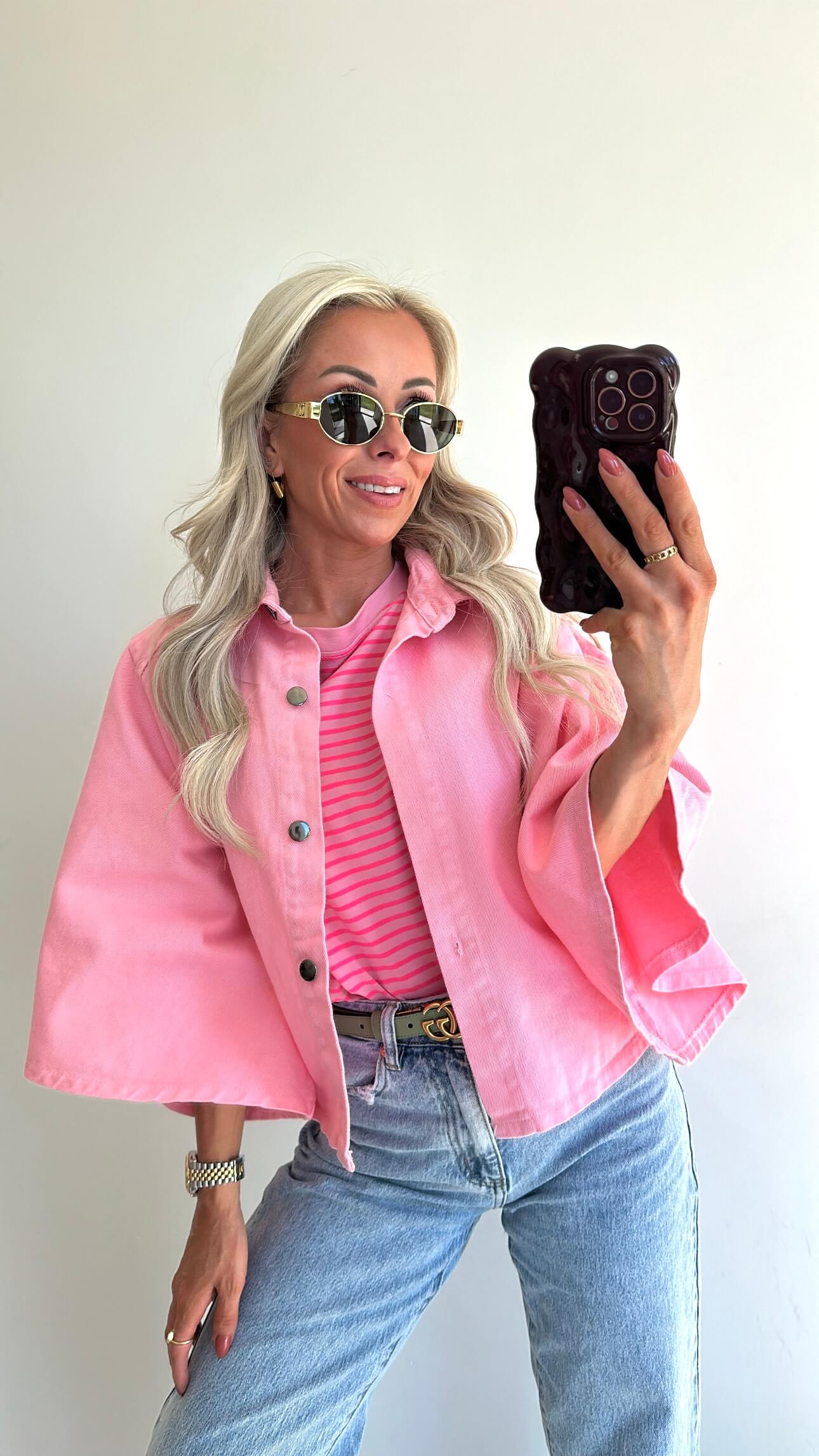 JENNIE Jacket - prettiest pink