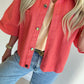 JUNIE Jacket - coral/fluo orange