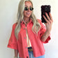 JUNIE Jacket - coral/fluo orange