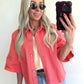 JUNIE Jacket - coral/fluo orange