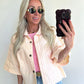 JUNIE Jacket - vanilla yellow/fluo pink