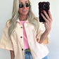 JUNIE Jacket - vanilla yellow/fluo pink