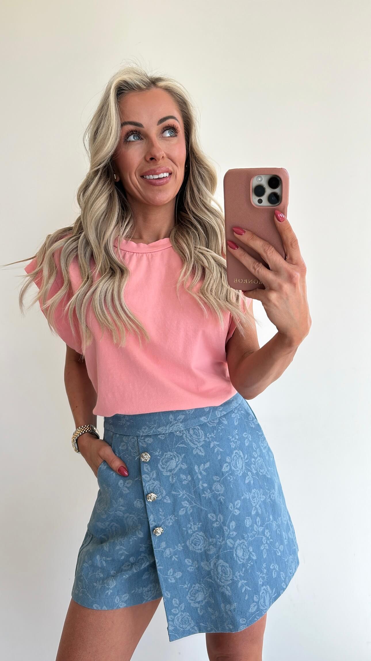 TESSIE T-shirt - peach