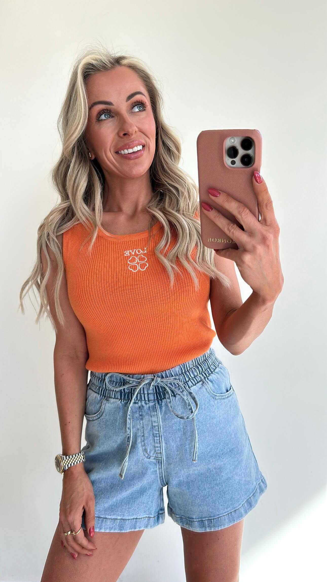 TAMMIE Top - orange