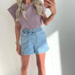 TESSIE T-shirt - washed plum