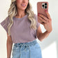 TESSIE T-shirt - washed plum
