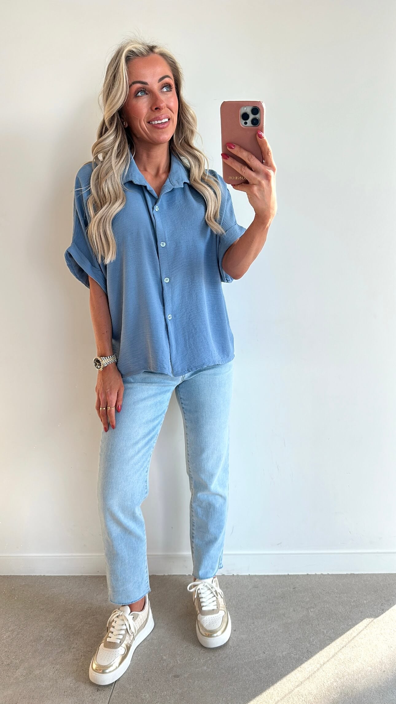 MOLLIE Blouse - jeans