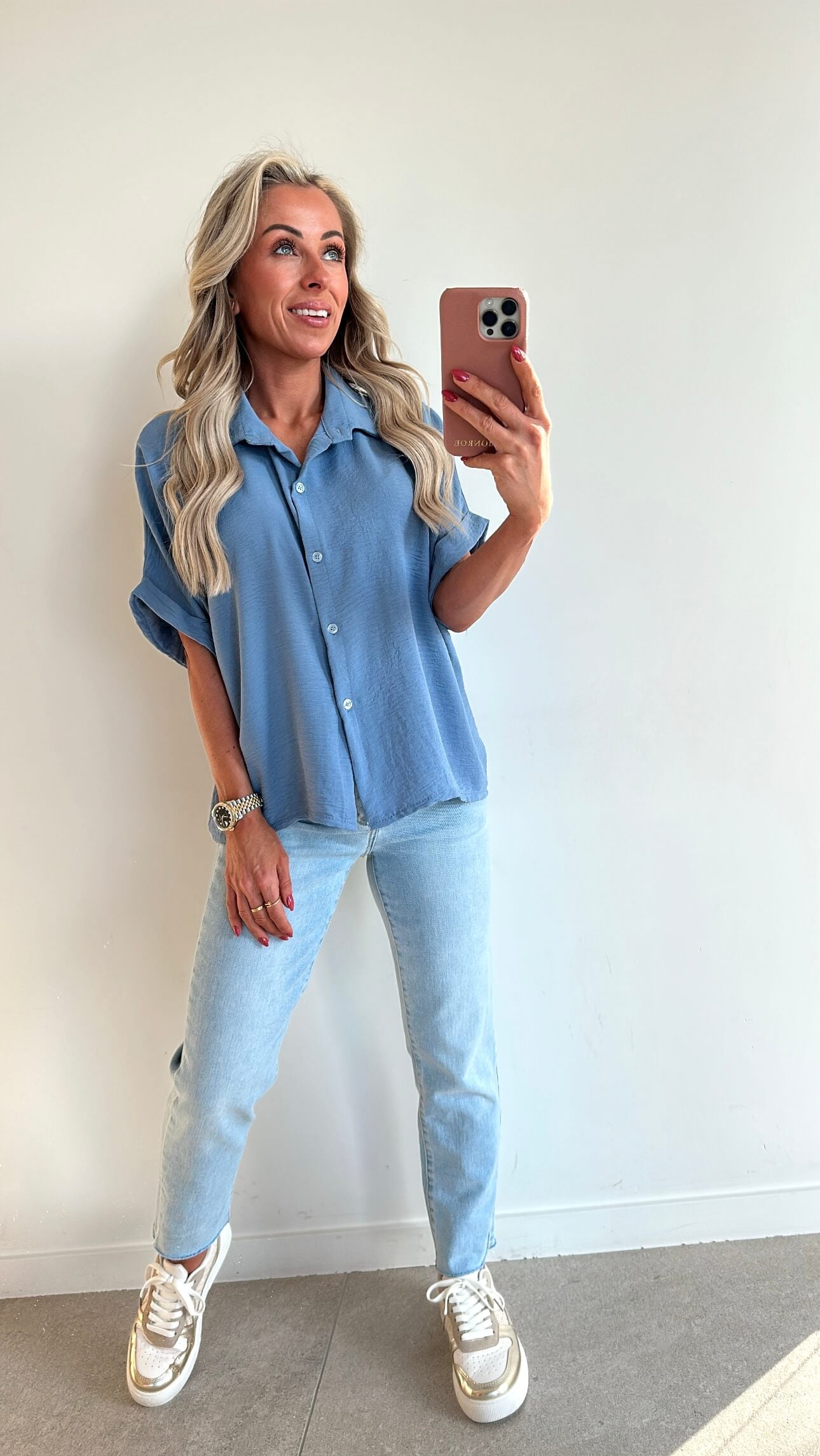 MOLLIE Blouse - jeans