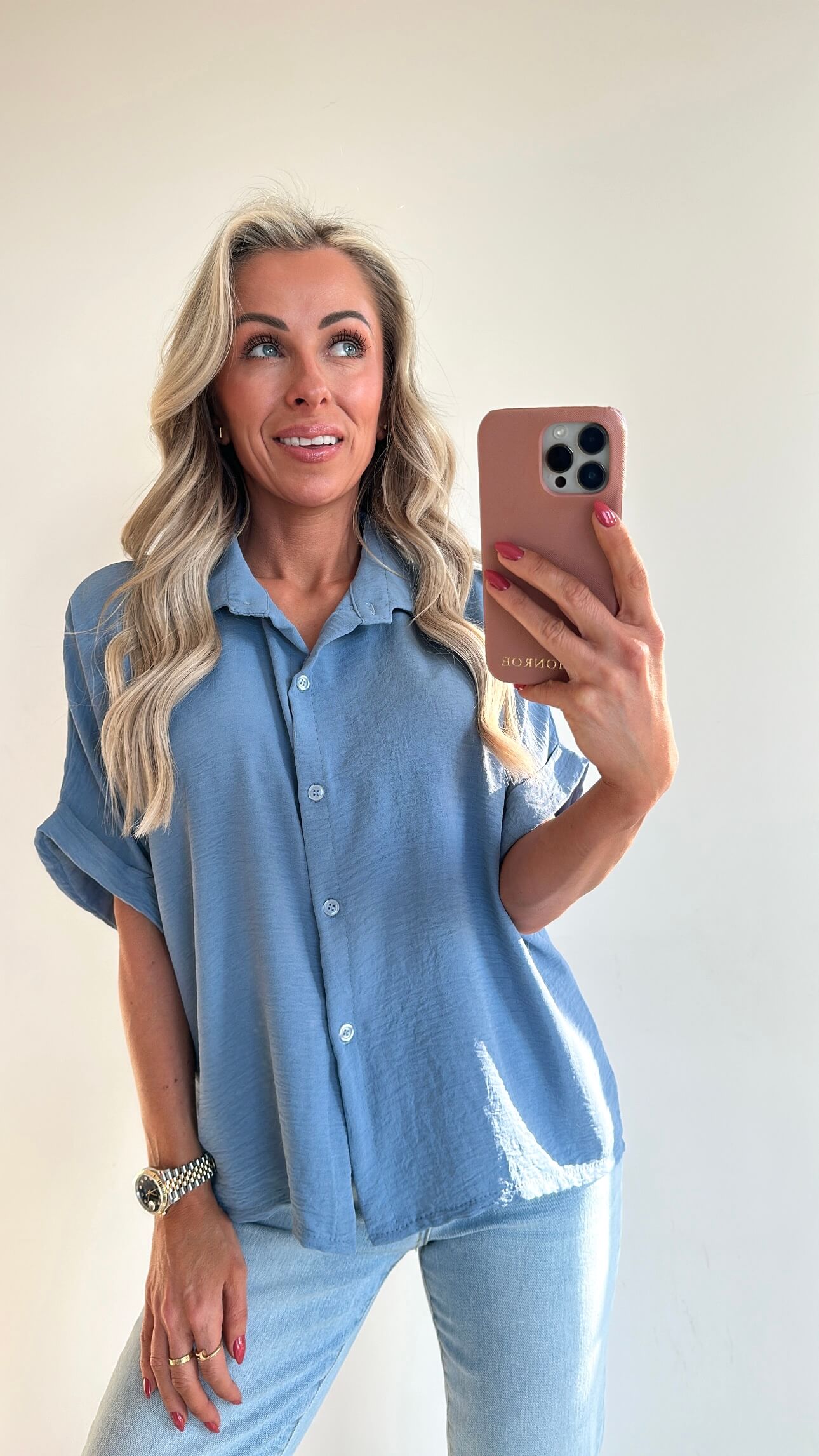 MOLLIE Blouse - jeans