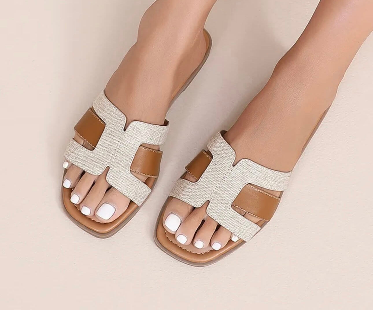 SUMMER Slippers - camel/beige