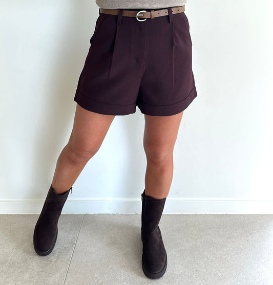 SIA Short - burgundy