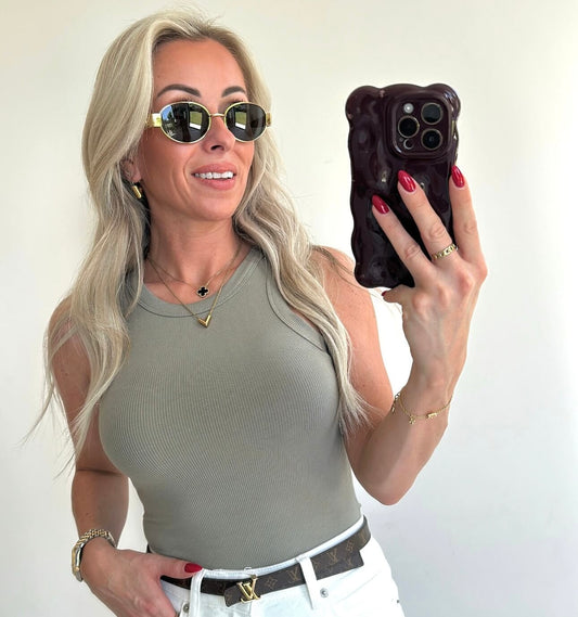 TAYLIE Top - khaki