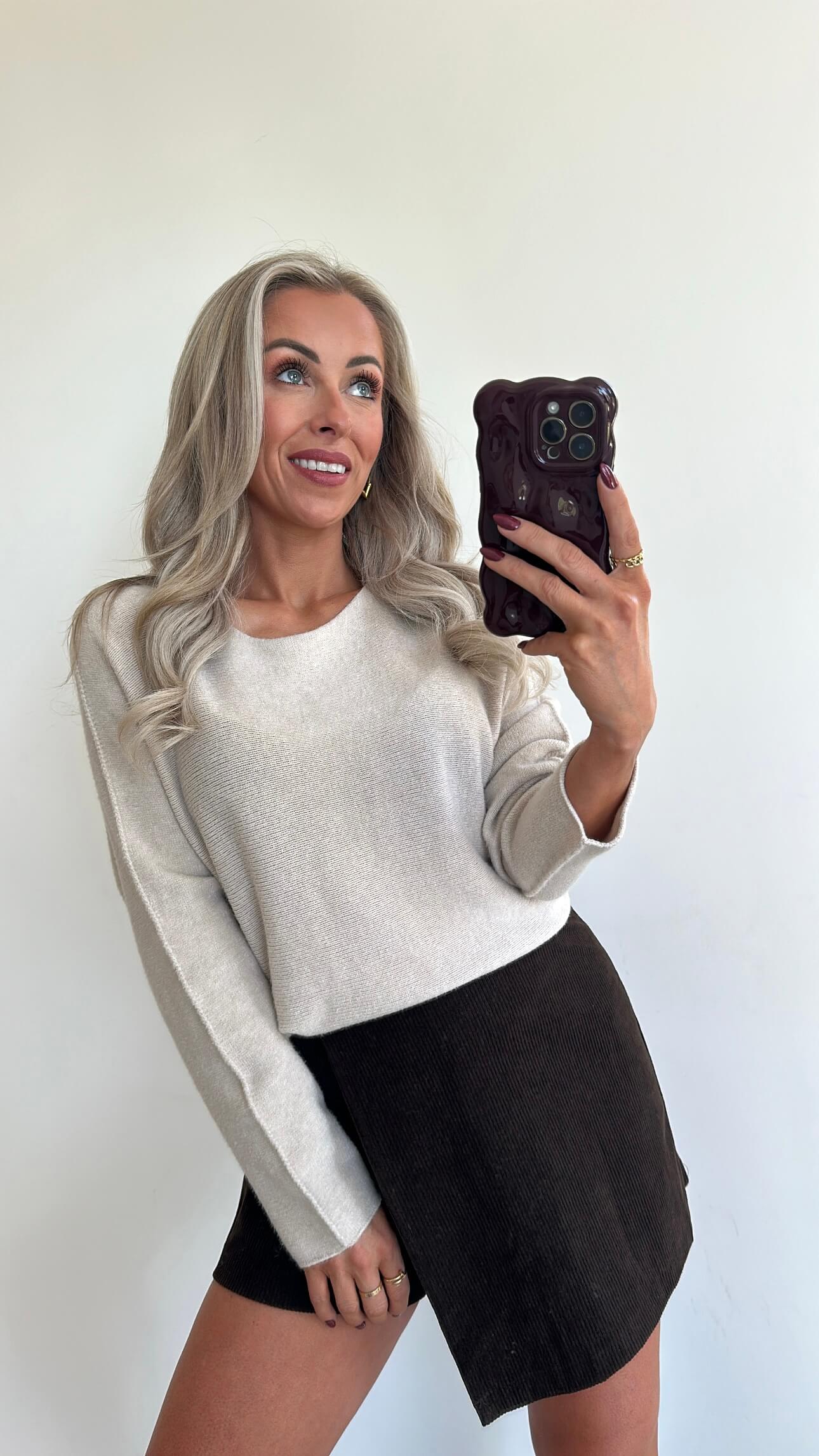 SADIE Skort - choco brown