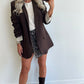 BILLIE Blazer - choco brown
