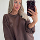 AMOR Sweater - choco brown
