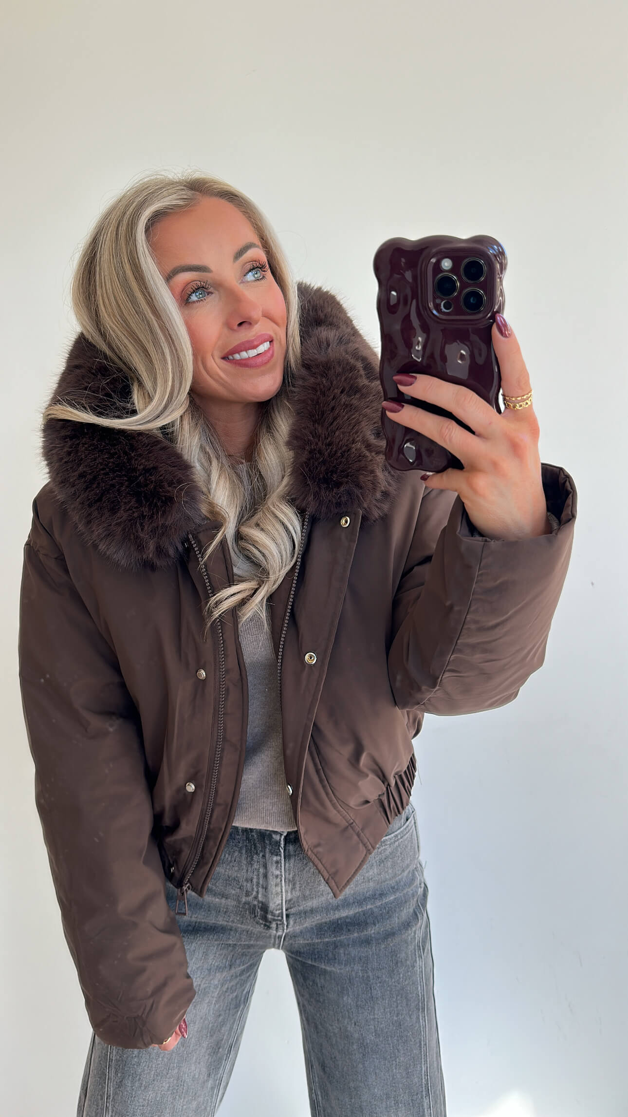 CARRIE Coat - choco brown