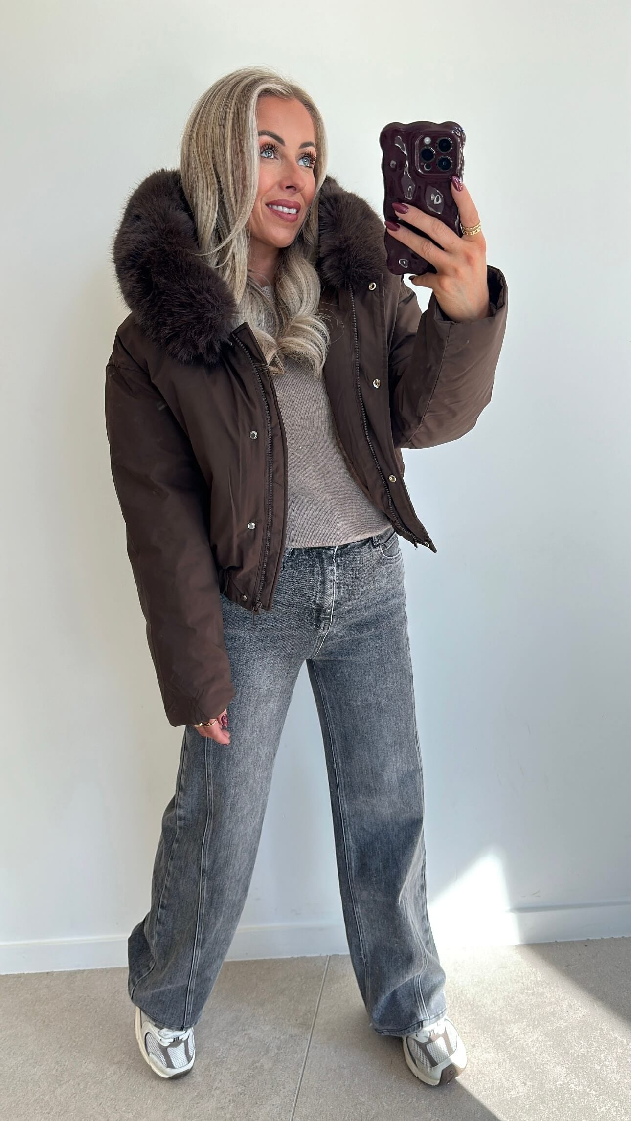 CARRIE Coat - choco brown