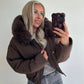 CARRIE Coat - choco brown
