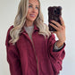 VIRAL JACKET - burgundy