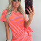 CANDIE Dress - pink/fluo orange